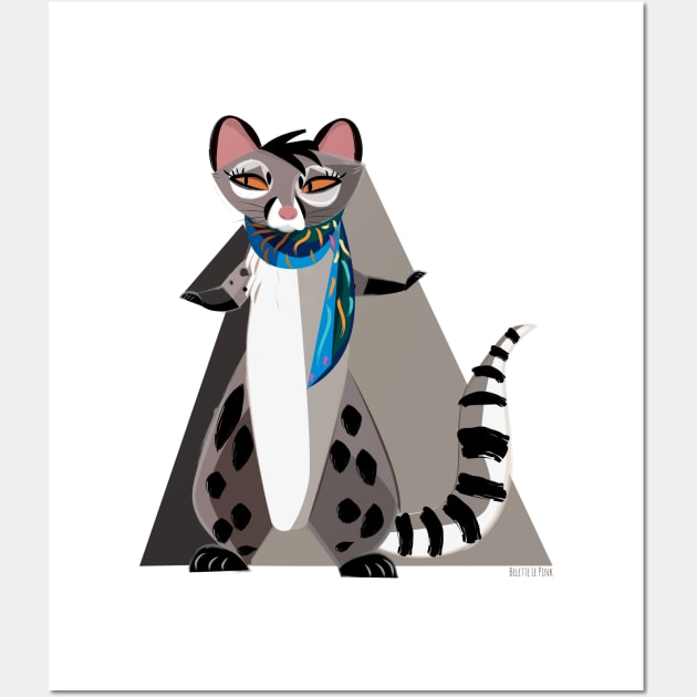 Fashionable Genet Wall Art by belettelepink